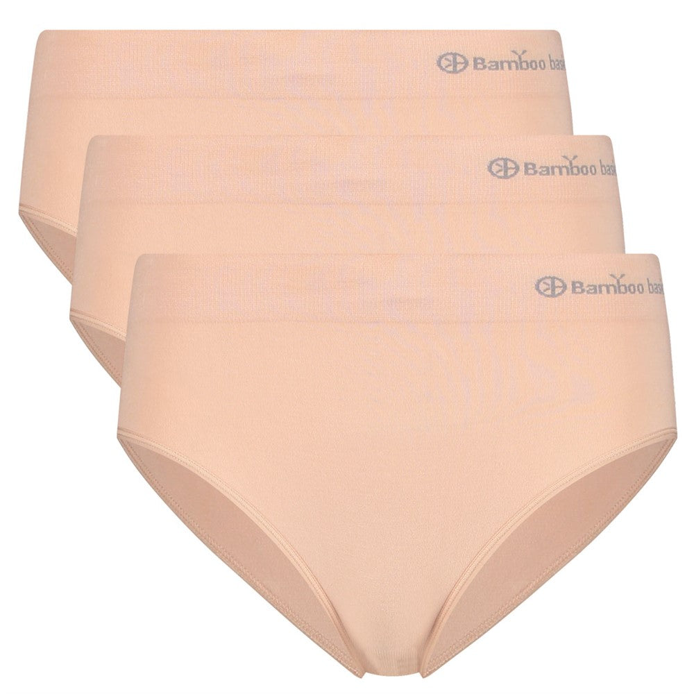 Belle Seamless Full Brief -saumattomat korkeavyötäröiset alushousut pehmeästä bambuviskoosisekoitteesta.