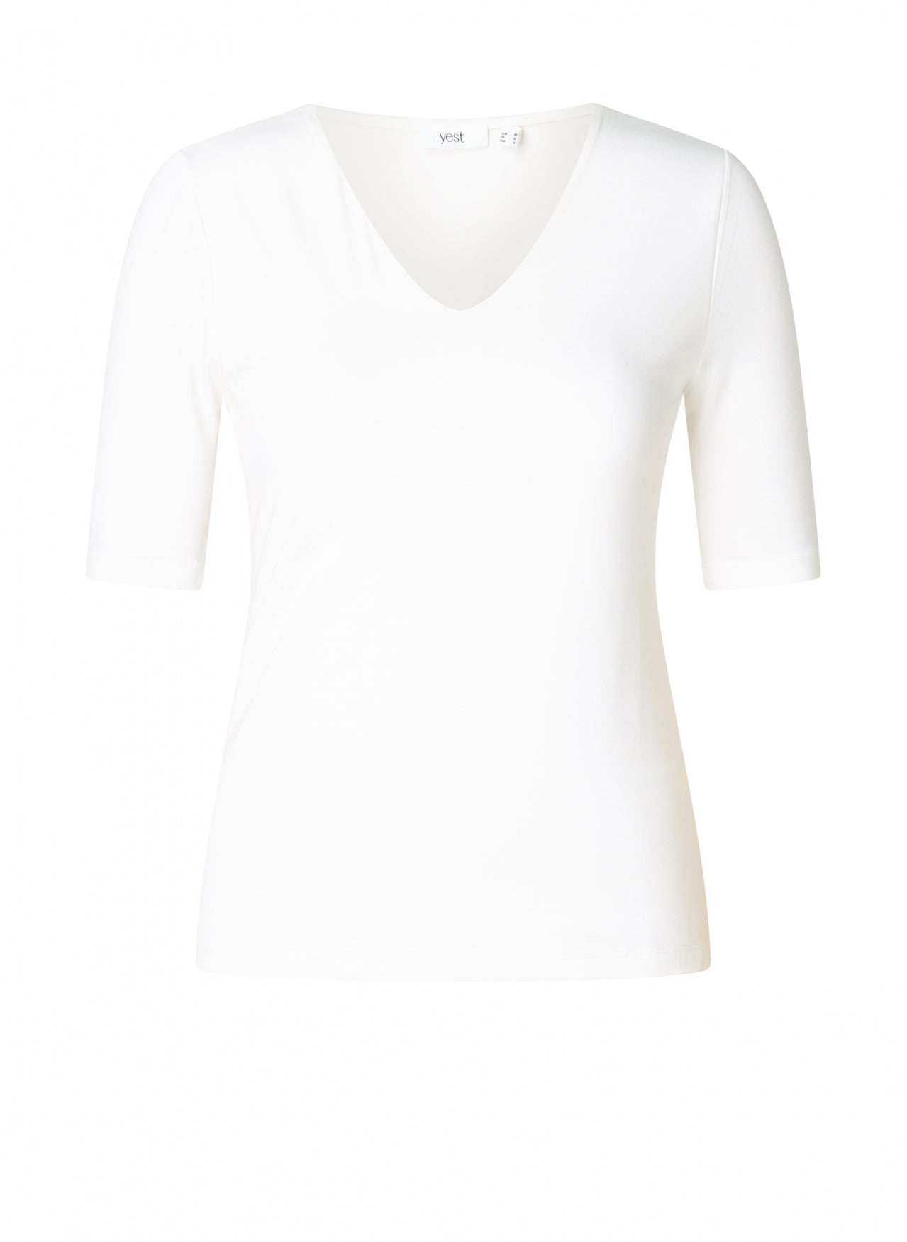 Pehmeä V-aukkoinen kesäpusero slim fit -mallilla, viskoosisekoitteesta