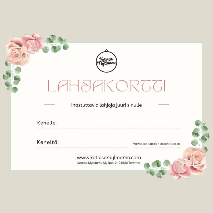 LAHJAKORTTI