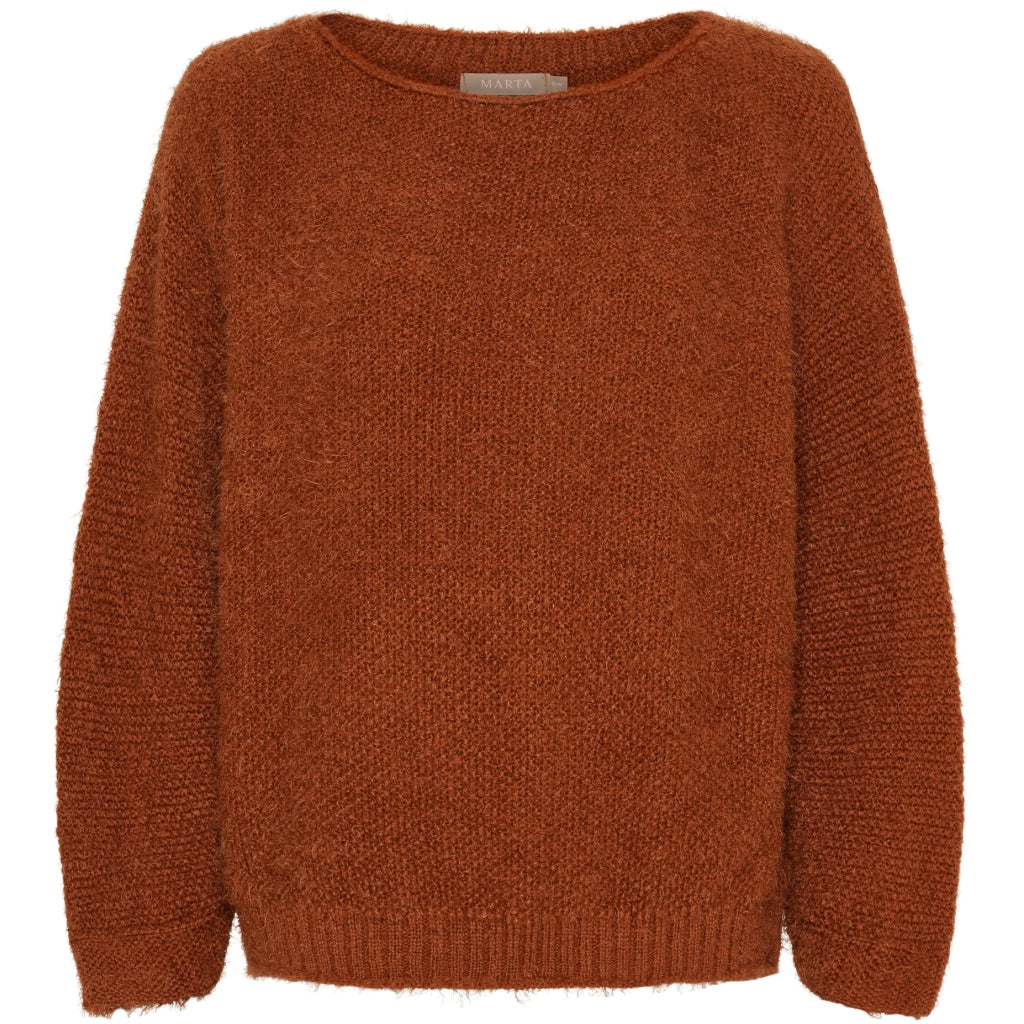 MARTAn Anouk neulepusero, pehmeä ja lämmin monimateriaalinen neule.