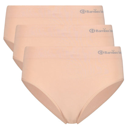 Belle Seamless Full Brief -saumattomat korkeavyötäröiset alushousut pehmeästä bambuviskoosisekoitteesta.
