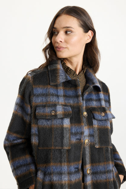 Carrie-takki iN FRONT – lämmin ja tyylikäs over-size ruututakki naisille