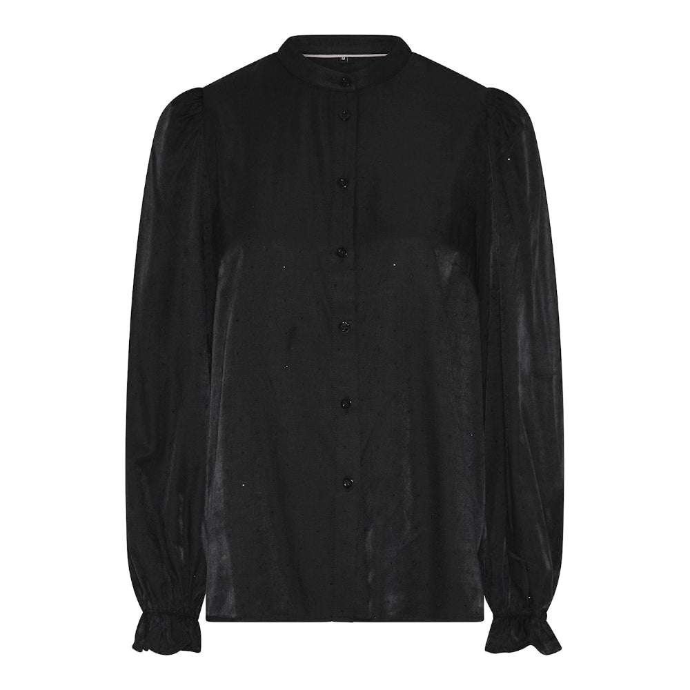 Dicte-paita on syksyn kimaltava uutuus naisellisilla hihoilla ja timanttikoristeilla. Elegantti, pehmeä ja juhlaan sopiva valinta.