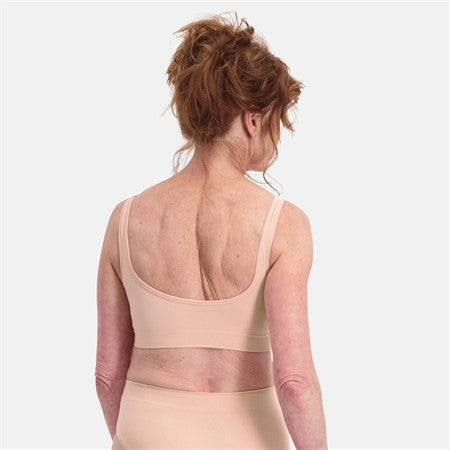 Fleur Padded Bra -kaarituettomat bamburintaliivit irrotettavilla toppauksilla ja hienovaraisella ribbineuloksella.