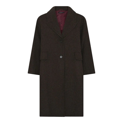 Garibaldi villakangastakki – tyylikäs villasekoitetakki klassisella leikkauksella ja vuorikankaalla.