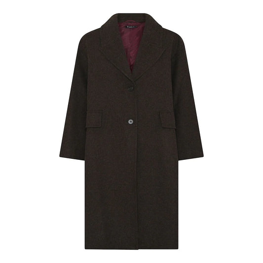 Garibaldi villakangastakki – tyylikäs villasekoitetakki klassisella leikkauksella ja vuorikankaalla.