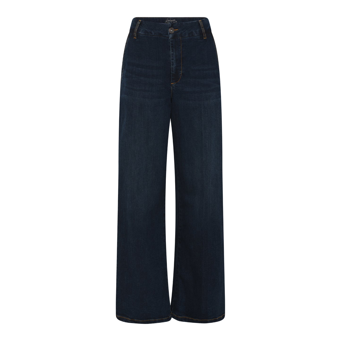 Geny-farkut MARTA, klassiset leveälahkeiset farkut suoralla leikkauksella ja joustavalla materiaalilla – tyylikkäät ja mukavat arjen luottofarkut.