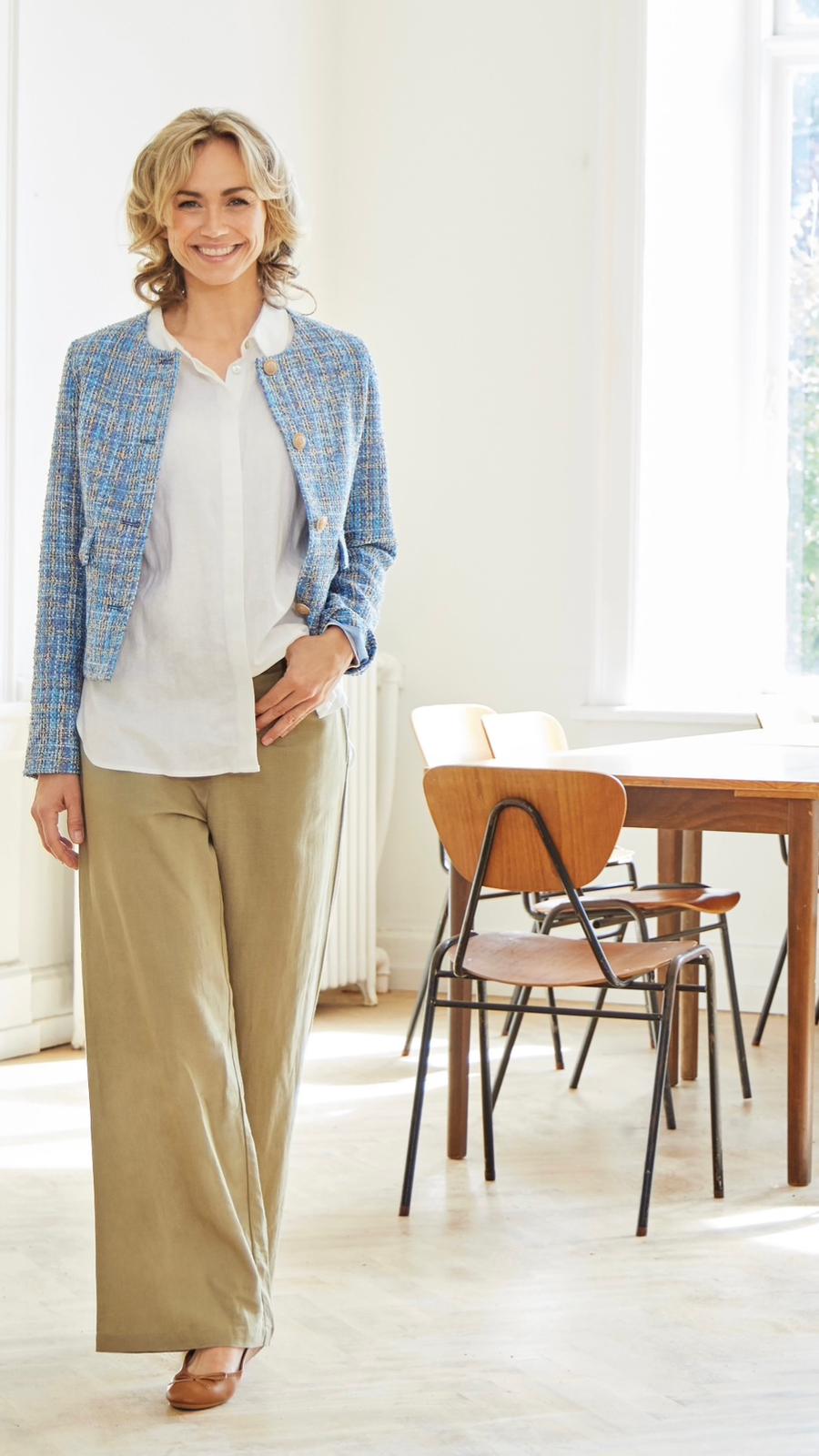 Soulmate Gyrild 2 -neulospaita, pellava–puuvillasekoite, kevyt ja hengittävä naisten neule