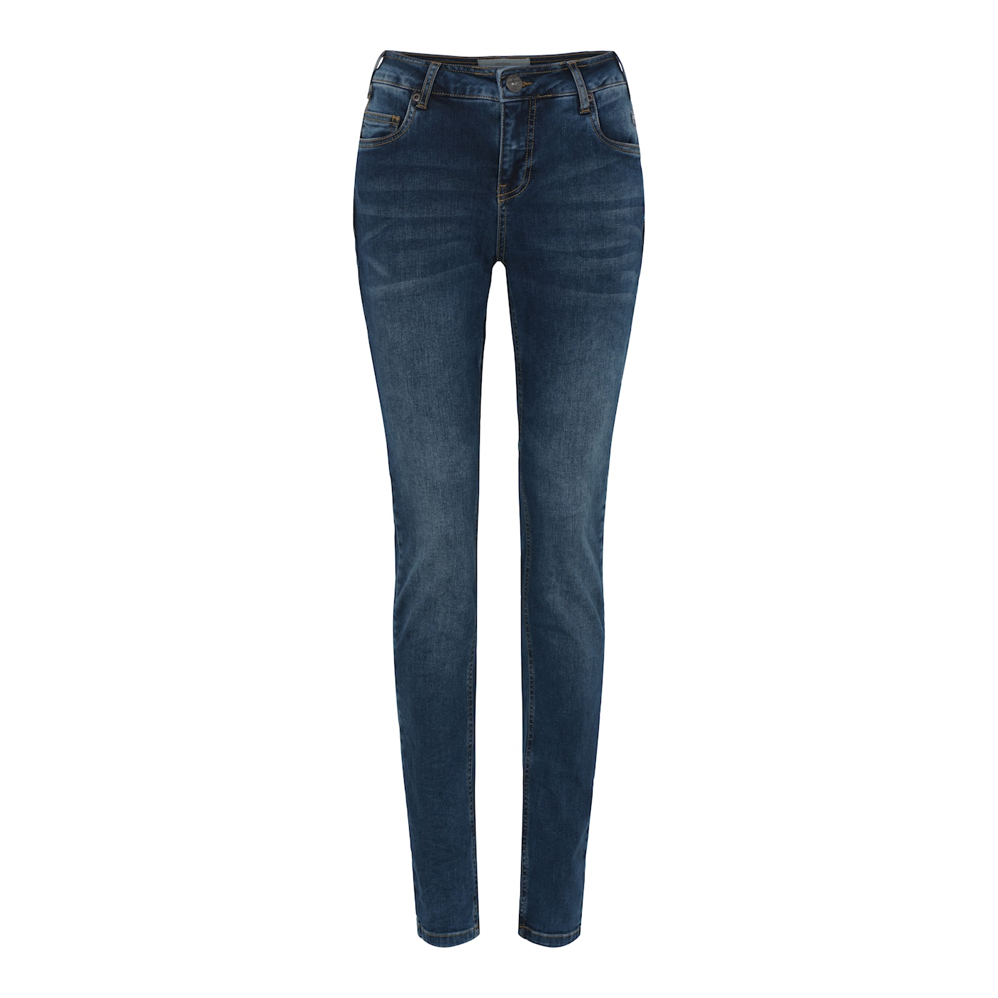 Junica-farkut Soulmate, klassiset ja istuvat farkut kapeilla lahkeilla – mukavat ja monikäyttöiset farkut arkeen.