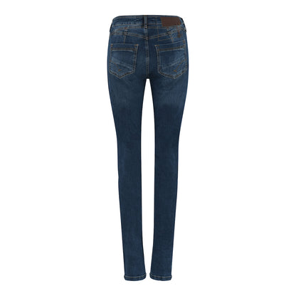 Junica-farkut Soulmate, klassiset ja istuvat farkut kapeilla lahkeilla – mukavat ja monikäyttöiset farkut arkeen.