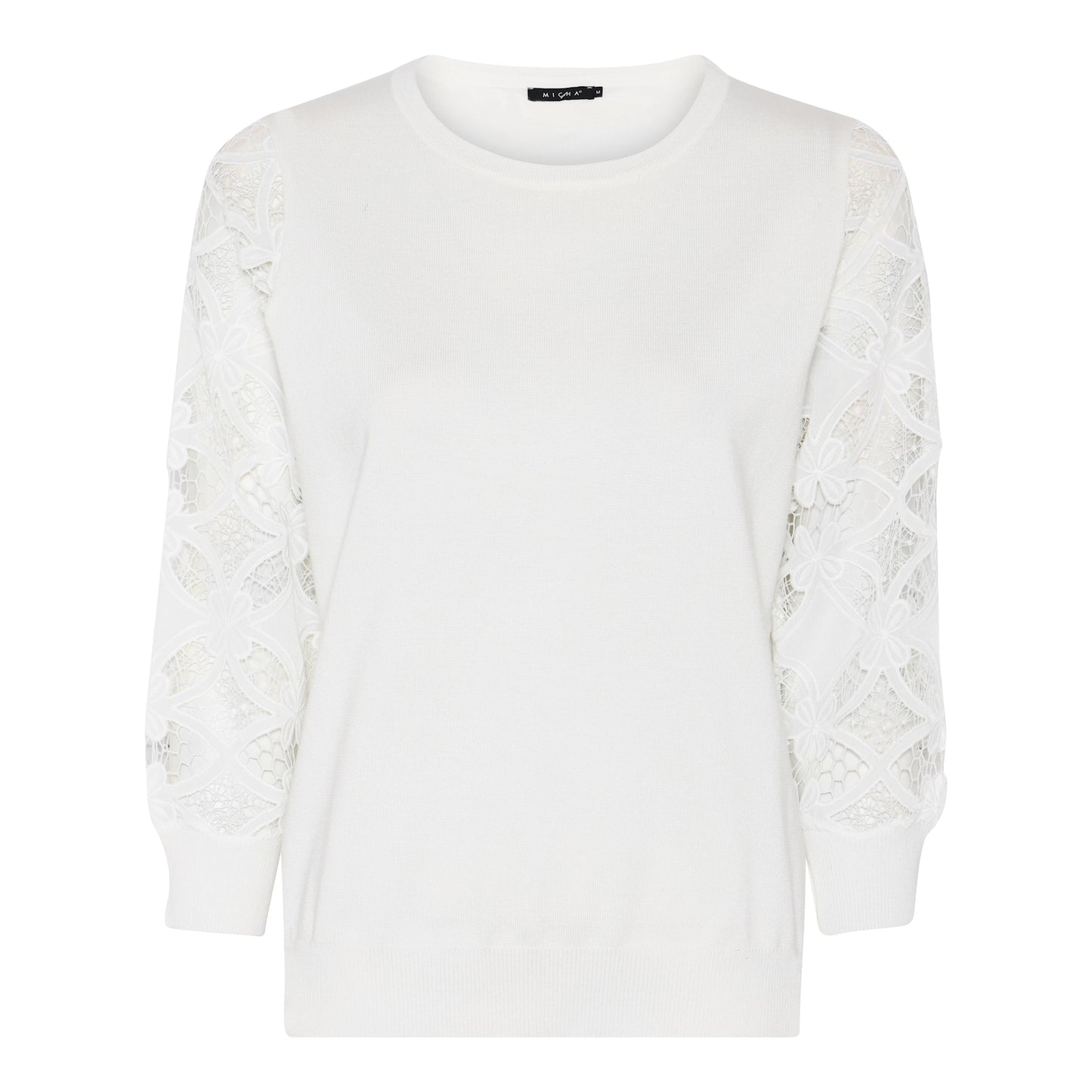 Fancy Lace -pusero pitsihihoilla ja resoreilla, tyylikäs ja pehmeä pusero arkeen ja juhlaan