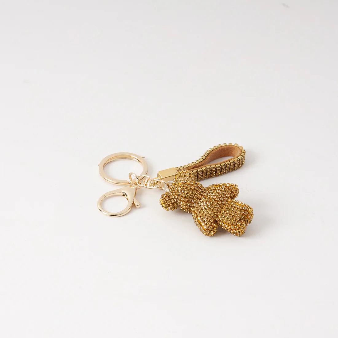 Teddy Rosenvinge - Säihkyvä nallelaukkukoru strasseilla ja kullanvärisillä yksityiskohdilla