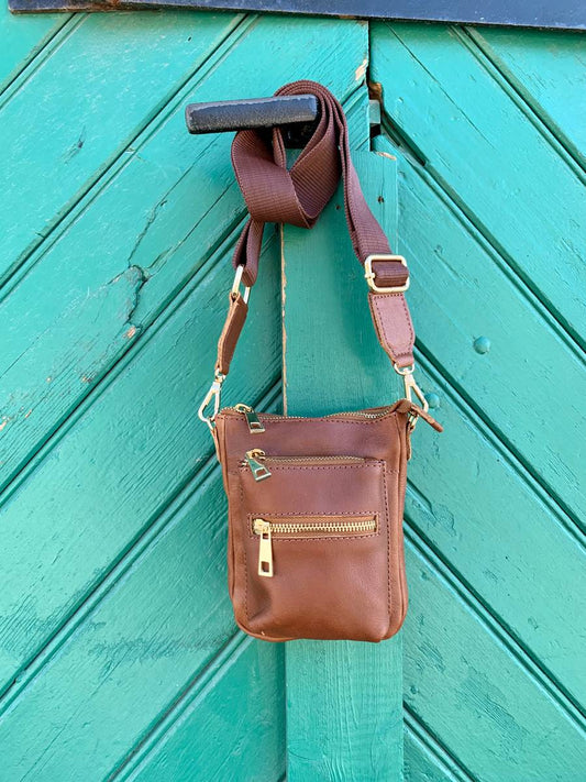 Lova nahkainen kännykkälaukku