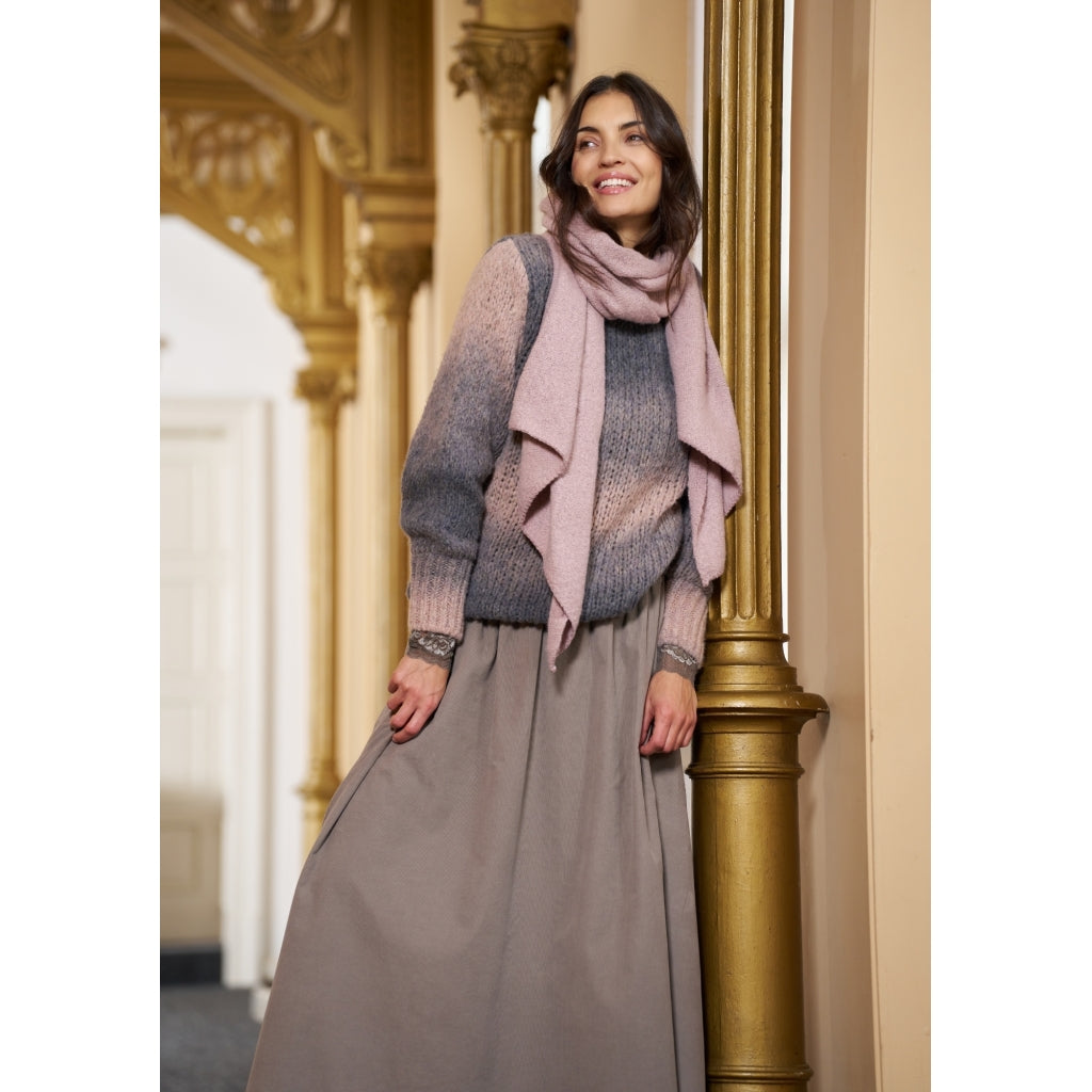 Martan muhkea huivi, pehmeä ja lämmin akryylihuivi