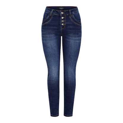 Nahla-farkut – rennon tyylikkäät pillifarkut naisille joustavasta denimistä