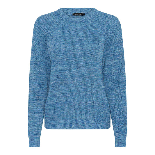 Pehmeä meleerattu puuvillasekoiteneule. Perusneule housujen tai hameen kanssa.