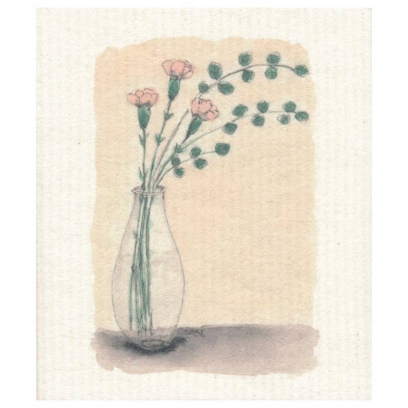 Ympäristöystävällinen tiskirätti kauniilla designilla, biohajoava 24 viikossa