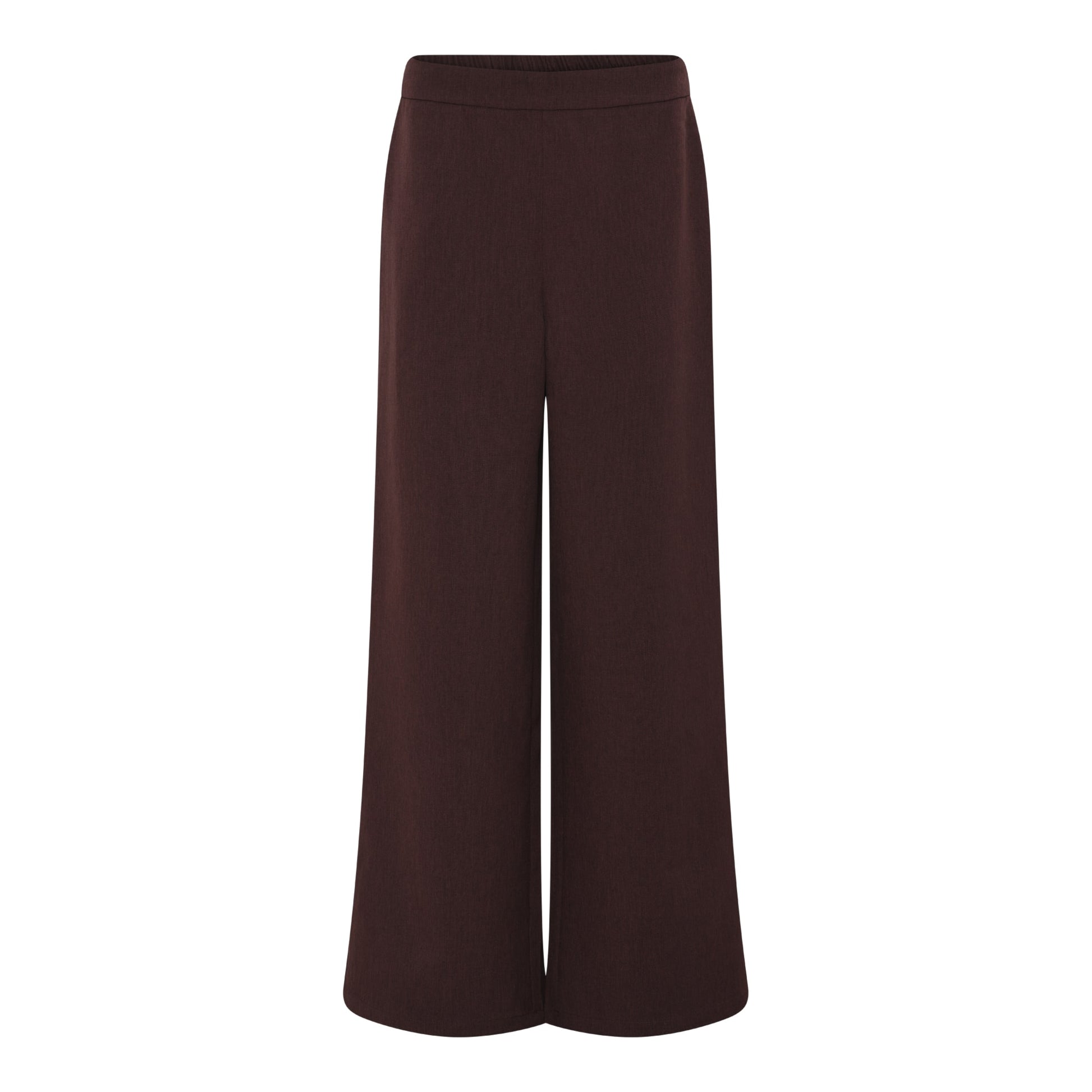 Pamela-housut – tyylikkäät ja leveälahkeiset housut joustavalla vyötäröllä. Mukavat ja monikäyttöiset arkeen ja juhlaan.