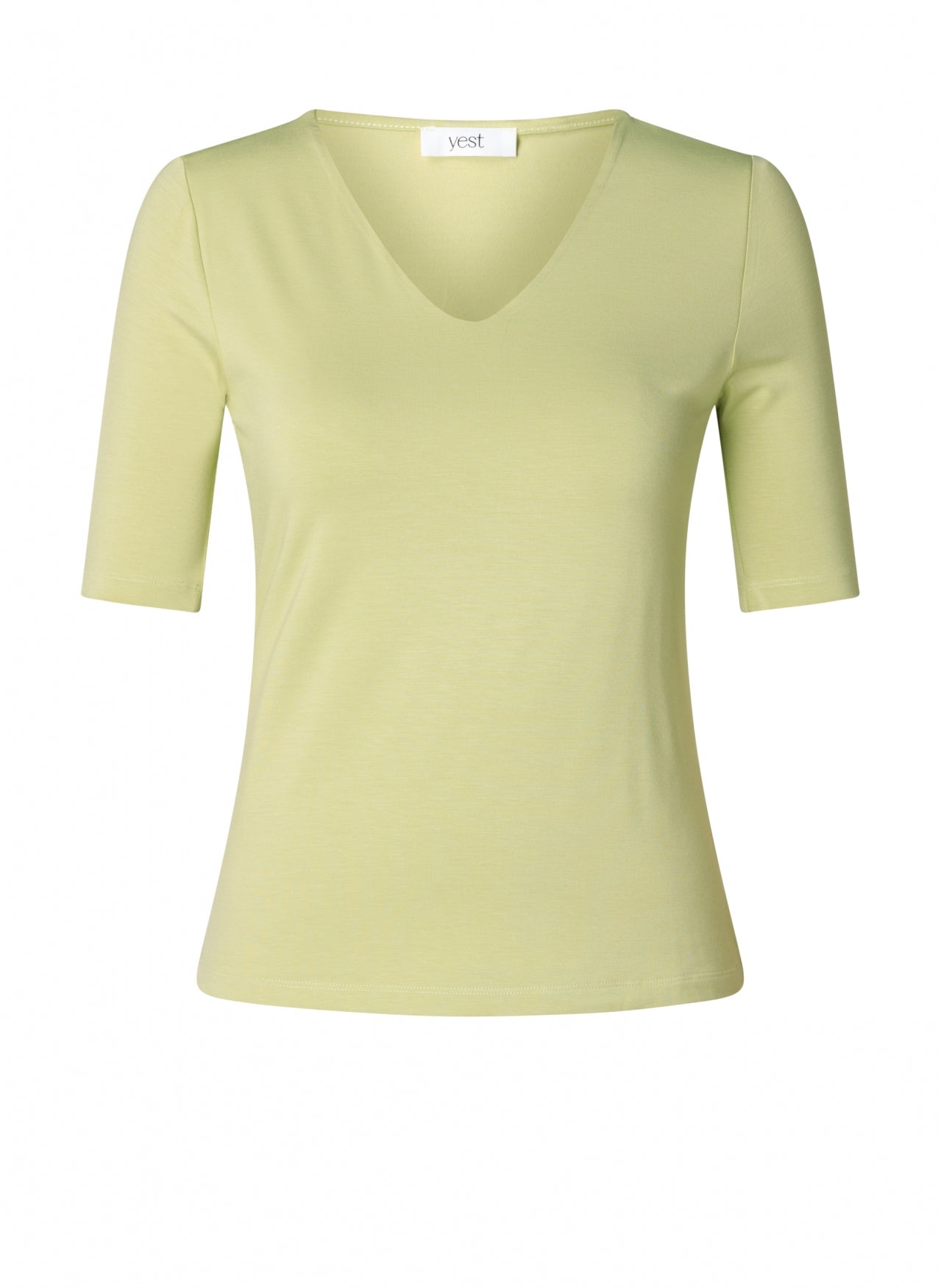 Pehmeä V-aukkoinen kesäpusero slim fit -mallilla, viskoosisekoitteesta