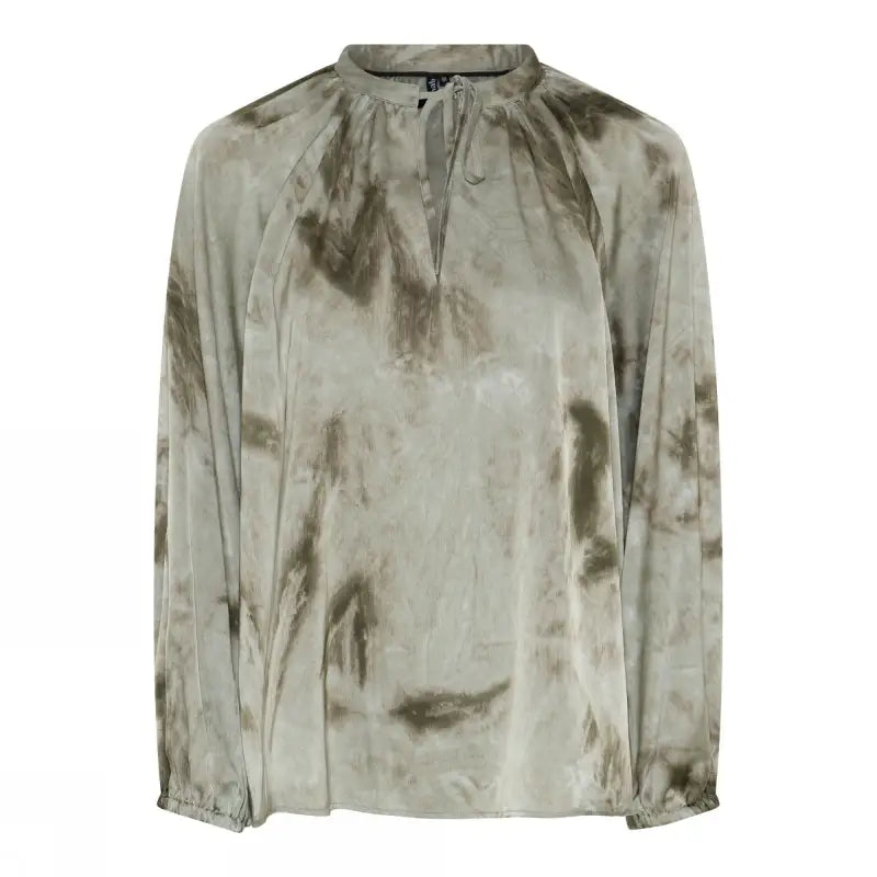 Soulmate Silvianna 2 -neulepusero, pyöreä pääntie solmukiinnityksellä, pitkät hihat joustavilla hihansuilla