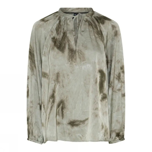 Soulmate Silvianna 2 -neulepusero, pyöreä pääntie solmukiinnityksellä, pitkät hihat joustavilla hihansuilla