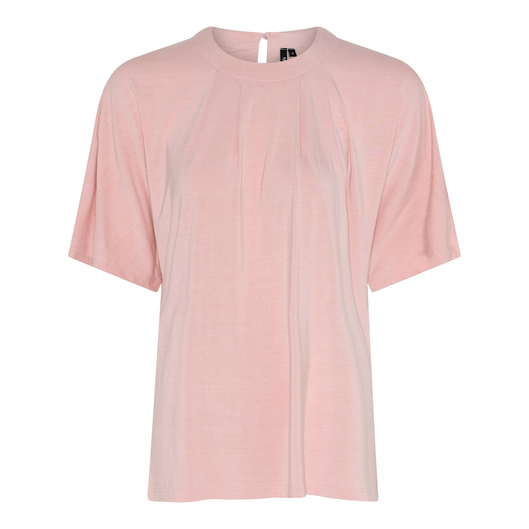 Roosa urheilupaita, kevyt ja hengittävä T-paita, pehmeä ja mukava materiaali urheiluun ja vapaa-aikaan