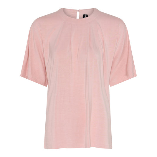 Roosa urheilupaita, kevyt ja hengittävä T-paita, pehmeä ja mukava materiaali urheiluun ja vapaa-aikaan