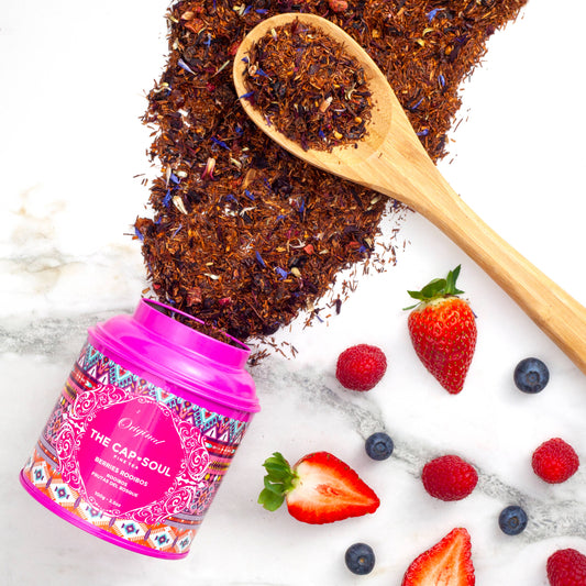 Marjainen Rooibos – hibiskuksella ja ruusunmarjalla maustettu hedelmäinen teeseos